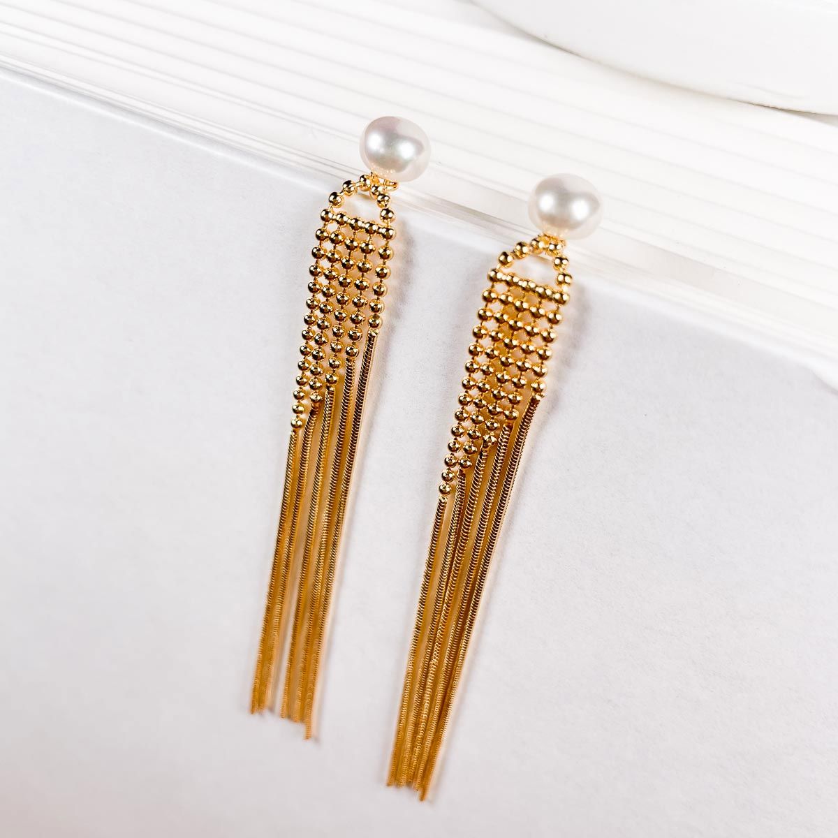 YiSu DESIGN Square Chain Earrings Earrings - Zabecca Living