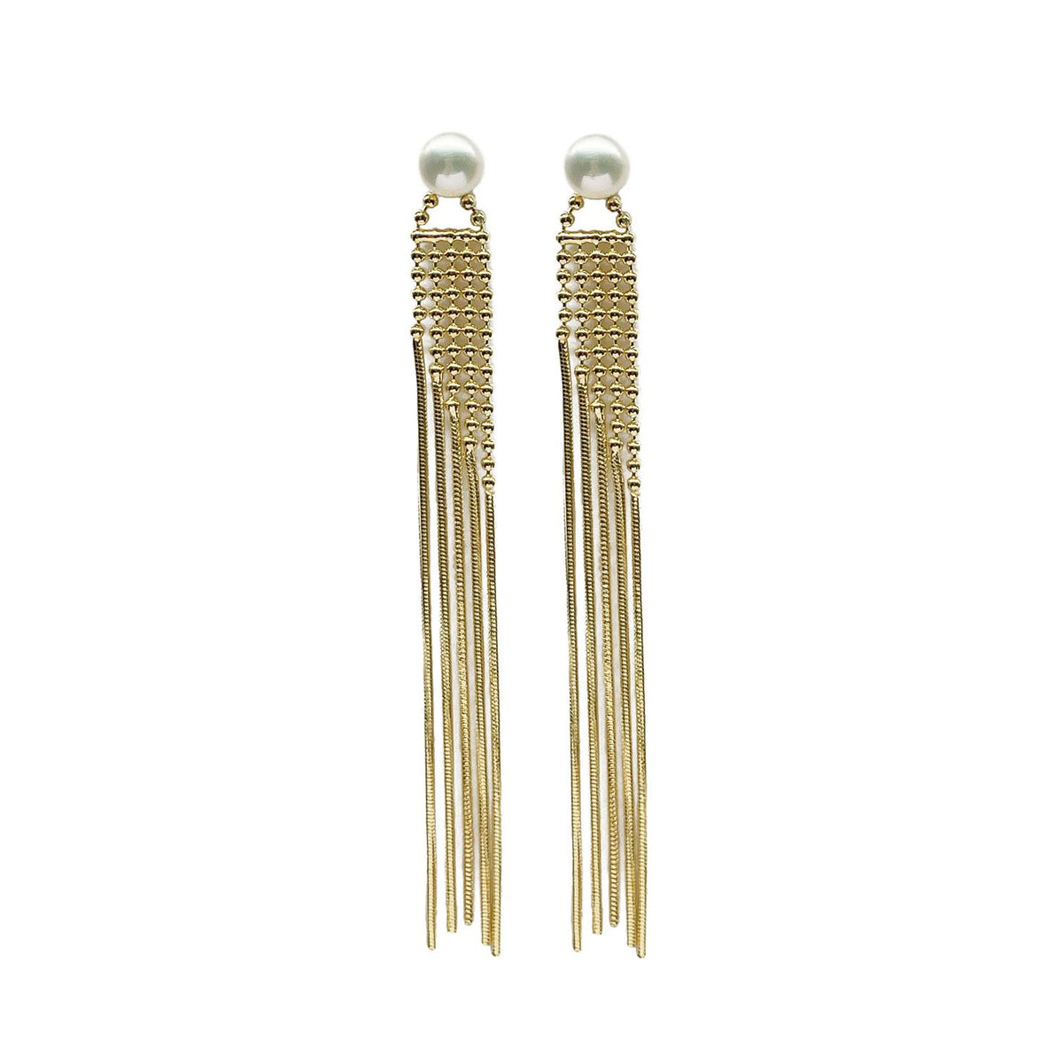 YiSu DESIGN Square Chain Earrings Earrings - Zabecca Living