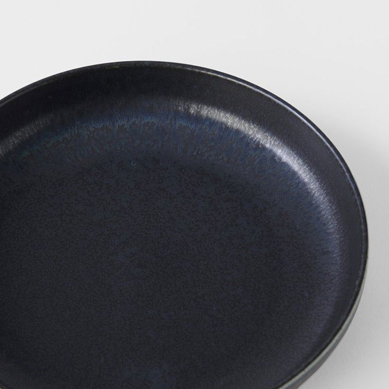 ZABECCA LIVING High Rim Plate - Black Plate - Zabecca Living