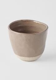 ZABECCA LIVING Lopsided Mug 200ml - Mushroom Grey COFFEE, TEA & DRINKS - Zabecca Living