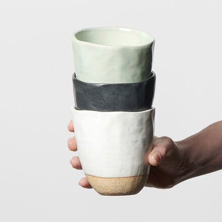 ZABECCA LIVING Lopsided Mug 275ml - White COFFEE, TEA & DRINKS - Zabecca Living