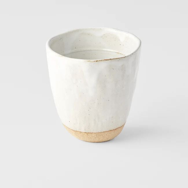 ZABECCA LIVING Lopsided Mug 275ml - White COFFEE, TEA & DRINKS - Zabecca Living