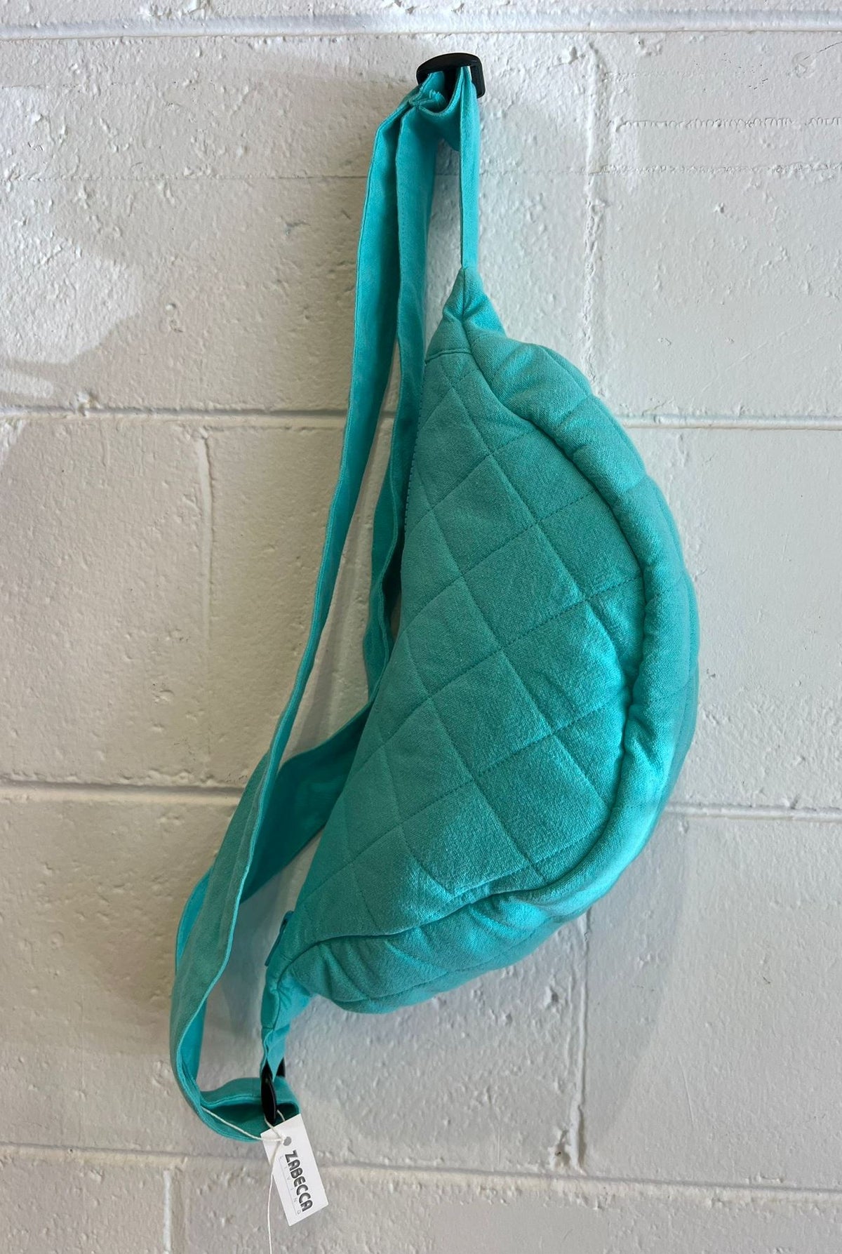 ZABECCA THE LABEL Banana Bag - Aqua HANDBAG - Zabecca Living
