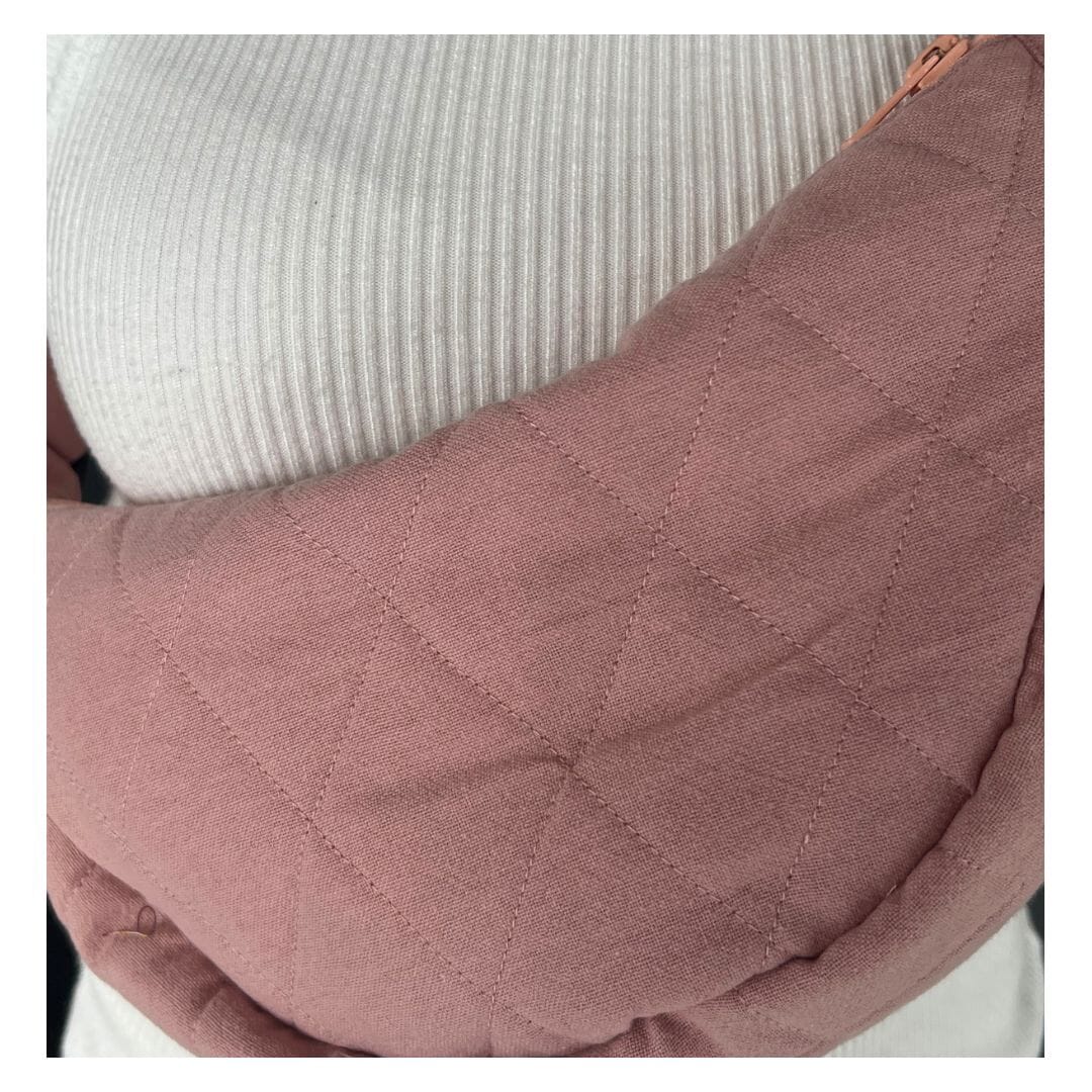 ZABECCA THE LABEL Banana Bag - Light Blush HANDBAG - Zabecca Living