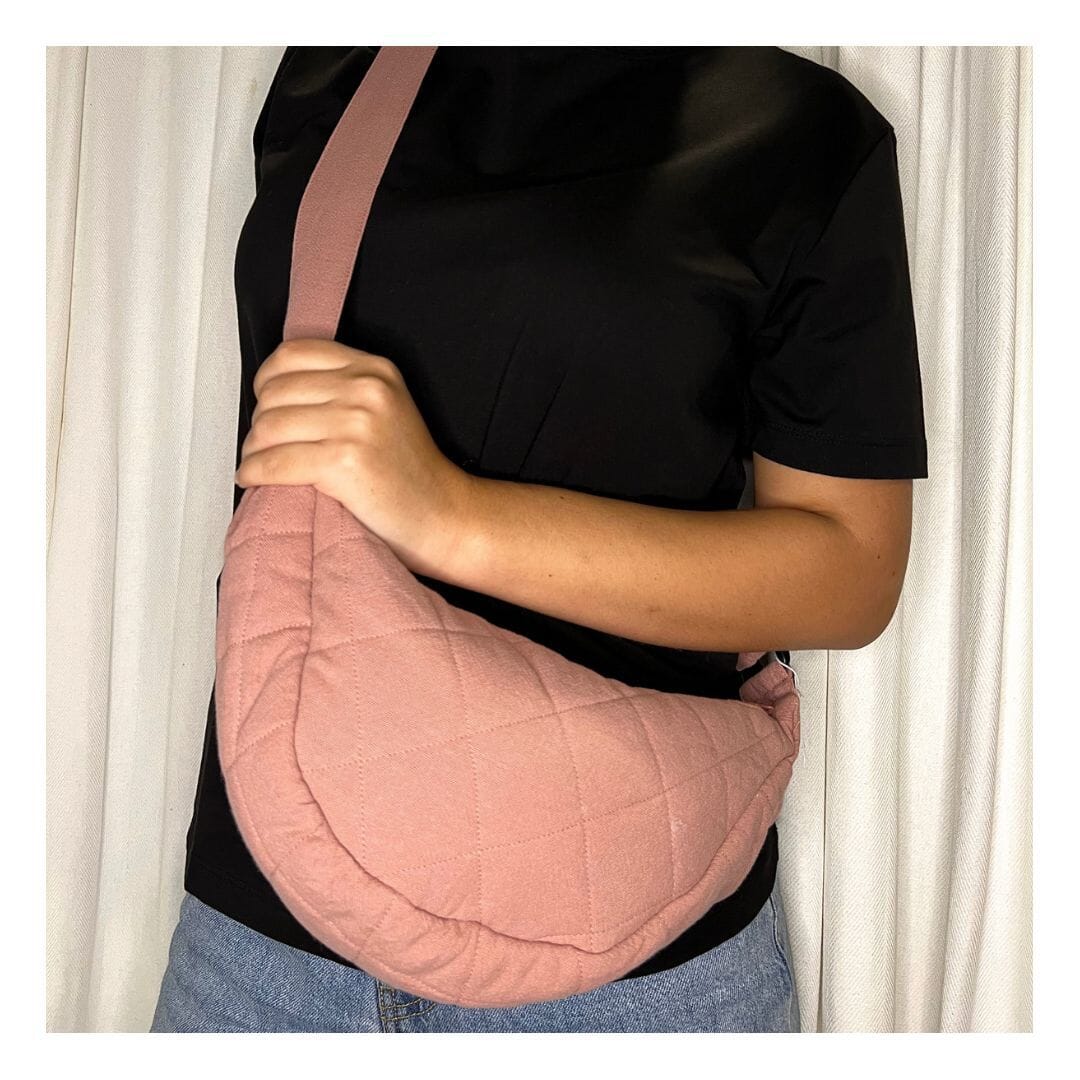 ZABECCA THE LABEL Banana Bag - Light Blush HANDBAG - Zabecca Living