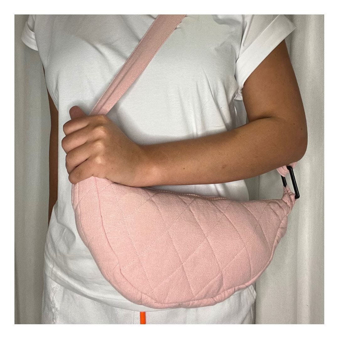 ZABECCA THE LABEL Banana Bag - Light Pink HANDBAG - Zabecca Living