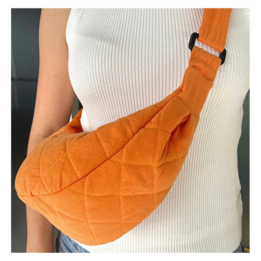 ZABECCA THE LABEL Banana Bag - Orange HANDBAG - Zabecca Living