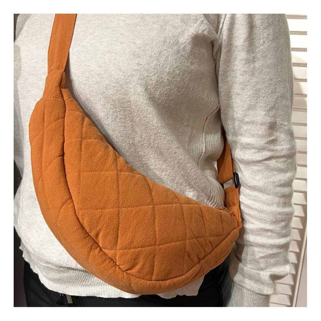 ZABECCA THE LABEL Banana Bag - Terracotta HANDBAG - Zabecca Living