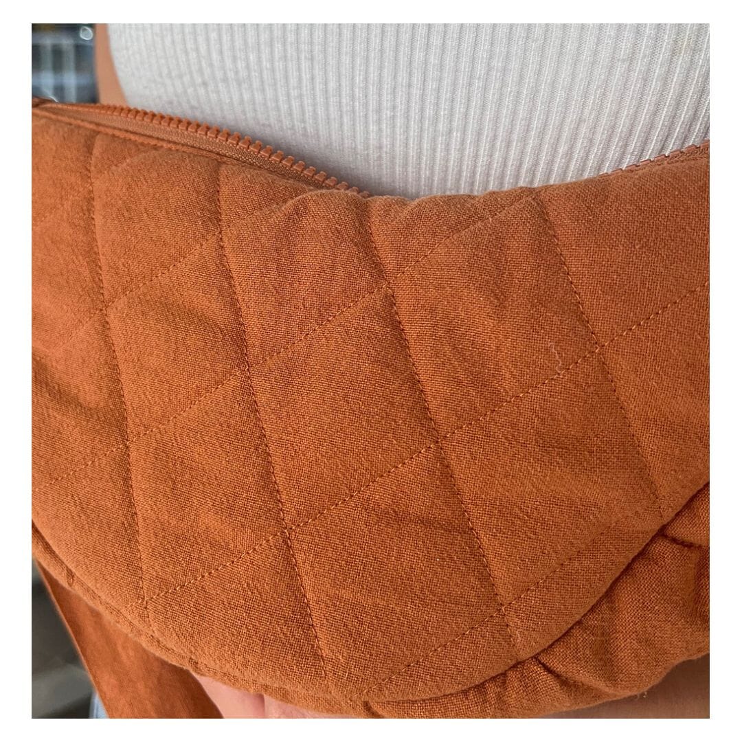 ZABECCA THE LABEL Banana Bag - Terracotta HANDBAG - Zabecca Living