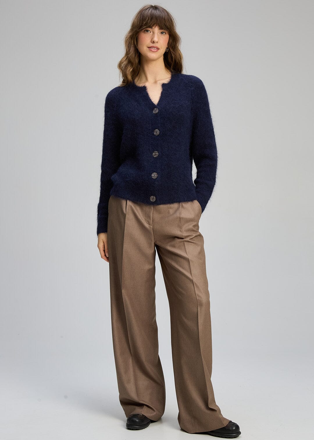 ZAKET &amp; PLOVER Alpaca Cardi - Midnight CARDIGAN - Zabecca Living