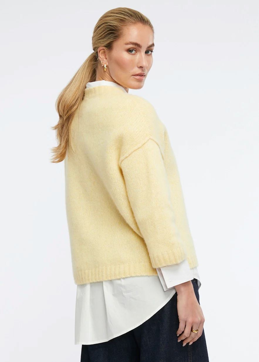 ZAKET & PLOVER Cosy Crew - Lemon Jumpers + Knitwear - Zabecca Living