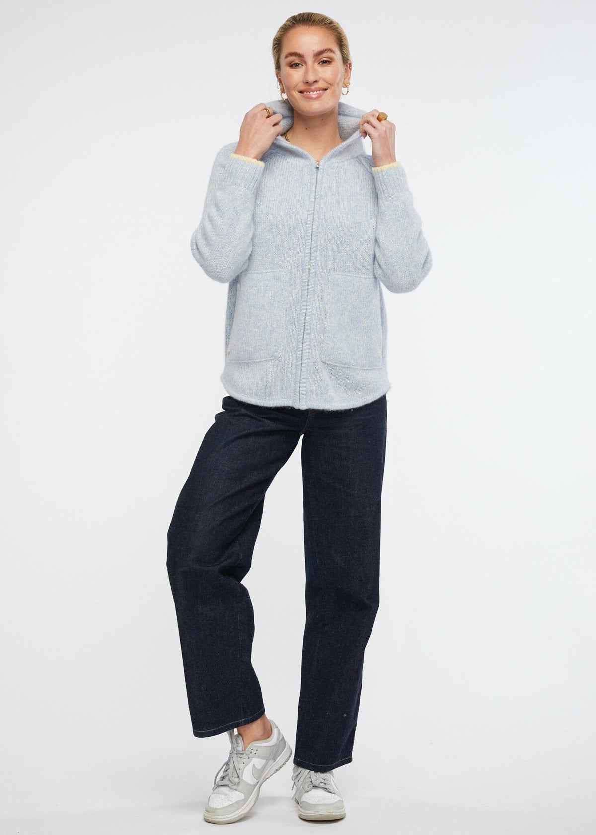ZAKET & PLOVER Cosy Hoodie - Iceberg Jumpers + Knitwear - Zabecca Living