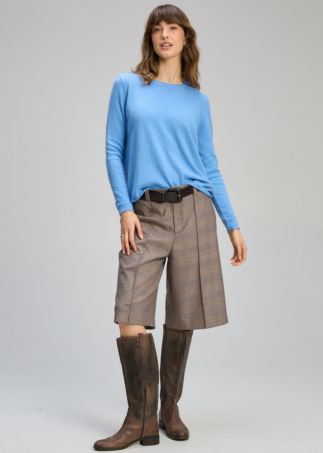 ZAKET &amp; PLOVER Crew Essential - Blueberry Jumpers + Knitwear - Zabecca Living