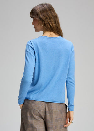ZAKET & PLOVER Crew Essential - Blueberry Jumpers + Knitwear - Zabecca Living