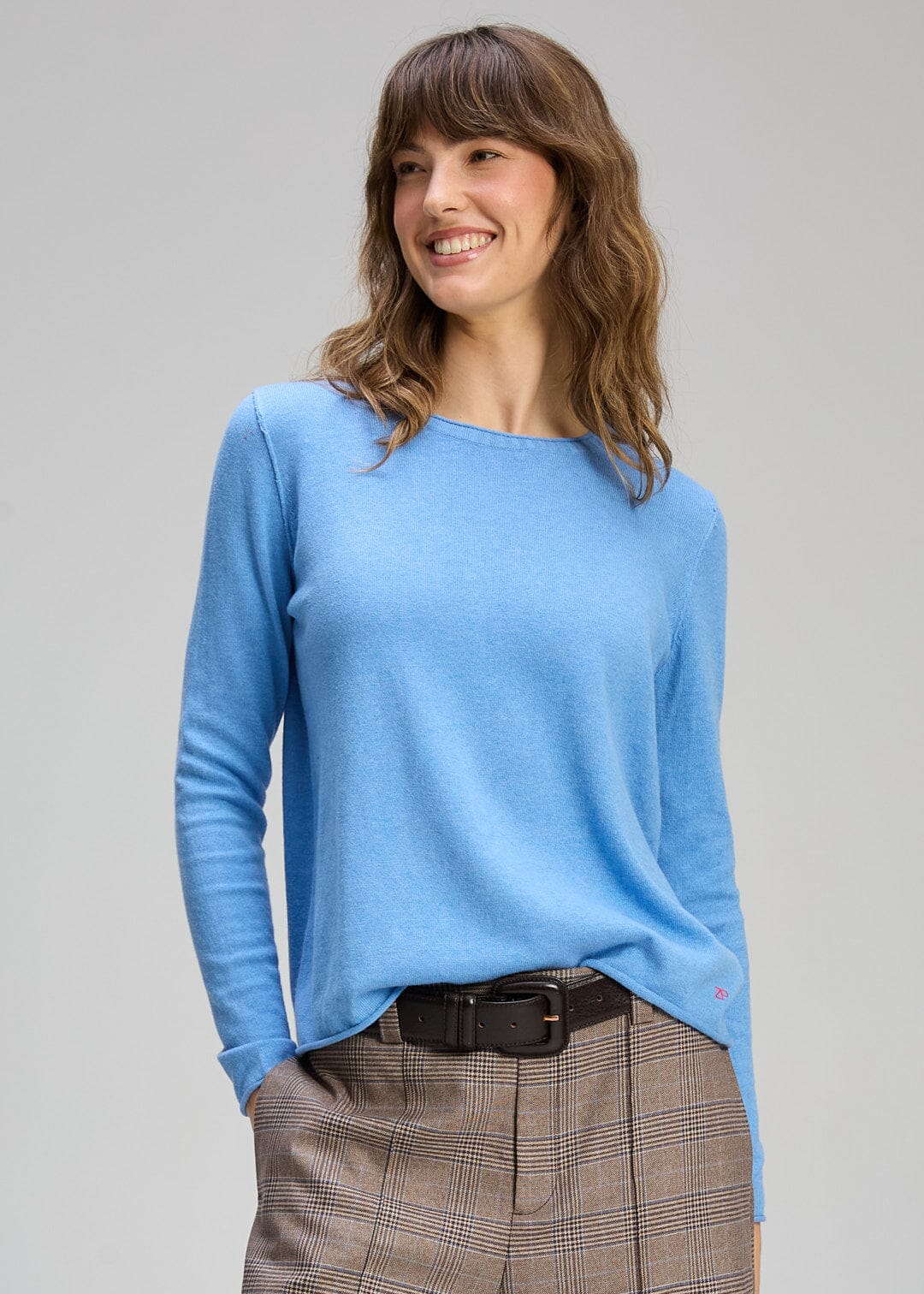 ZAKET &amp; PLOVER Crew Essential - Blueberry Jumpers + Knitwear - Zabecca Living