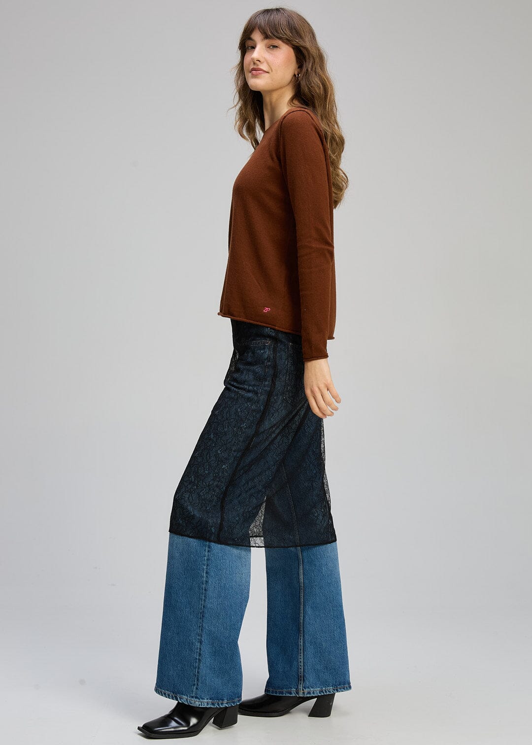 ZAKET &amp; PLOVER Crew Essential - Chestnut Jumpers + Knitwear - Zabecca Living