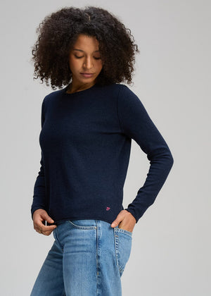 ZAKET & PLOVER Crew Essential - Dark Denim Jumpers + Knitwear - Zabecca Living