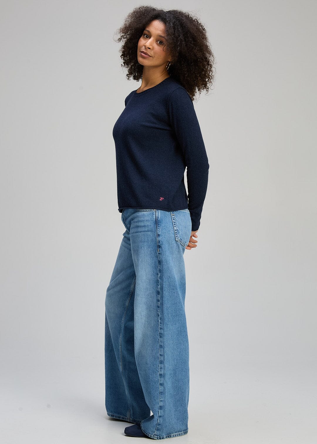 ZAKET & PLOVER Crew Essential - Dark Denim Jumpers + Knitwear - Zabecca Living