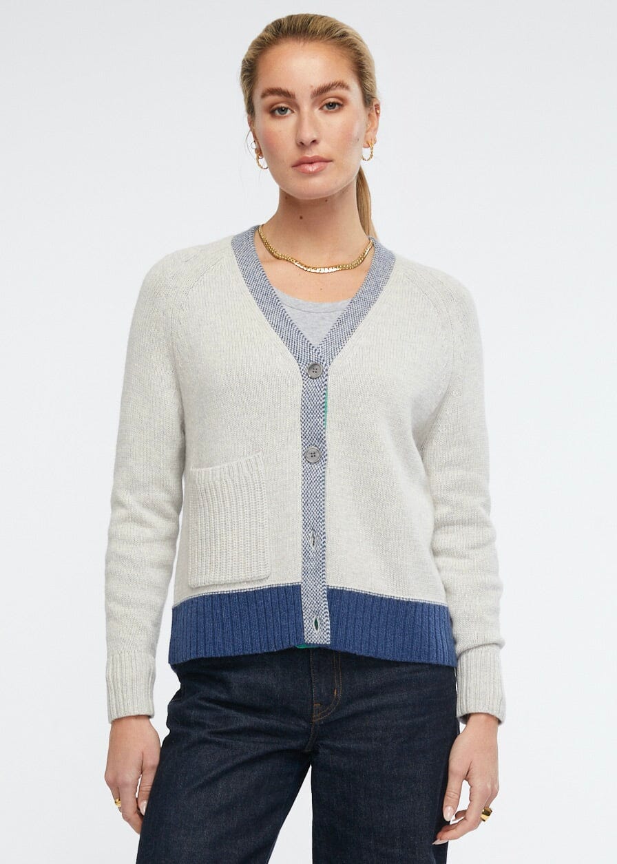 ZAKET & PLOVER Elbow Patch Cardi - Marle CARDIGAN - Zabecca Living