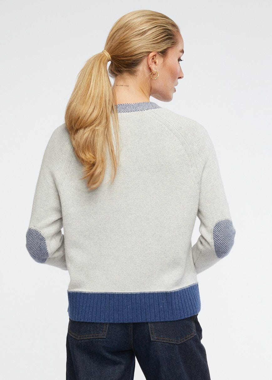 ZAKET & PLOVER Elbow Patch Cardi - Marle CARDIGAN - Zabecca Living