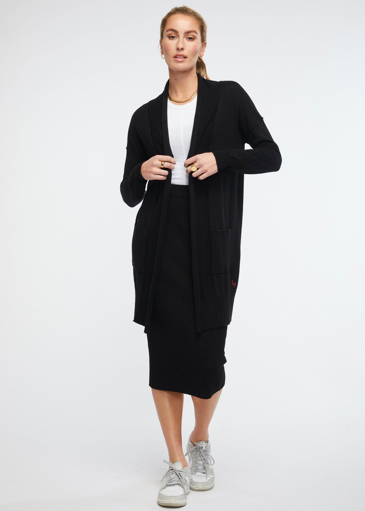 ZAKET &amp; PLOVER Essential Cardi - Black CARDIGAN - Zabecca Living