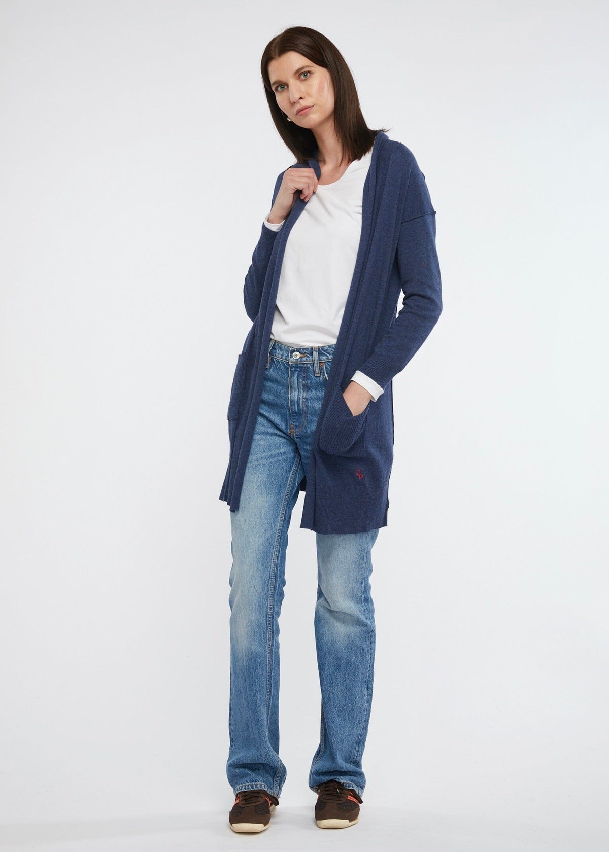 ZAKET &amp; PLOVER Essential Cardi - Denim CARDIGAN - Zabecca Living