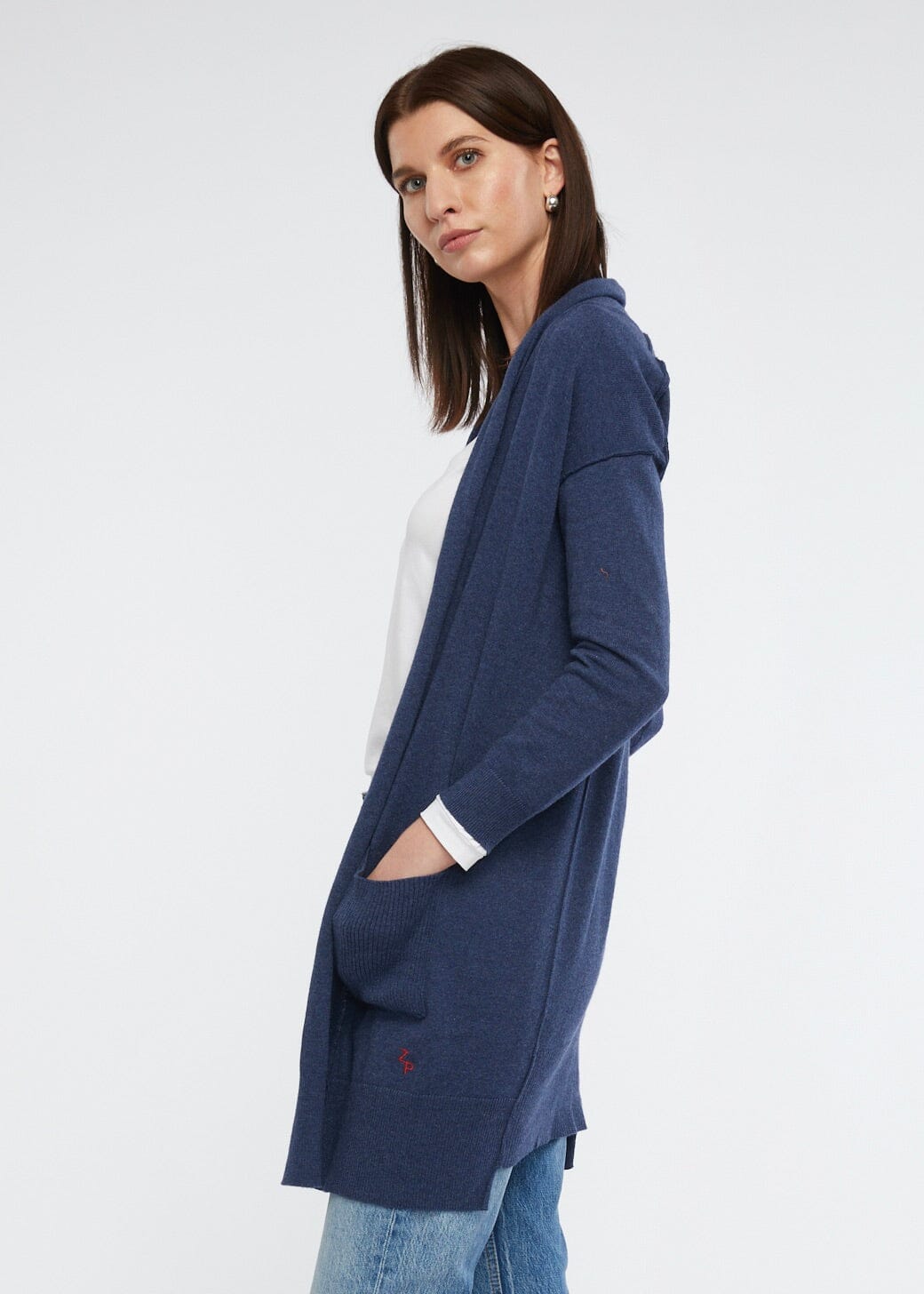 ZAKET &amp; PLOVER Essential Cardi - Denim CARDIGAN - Zabecca Living