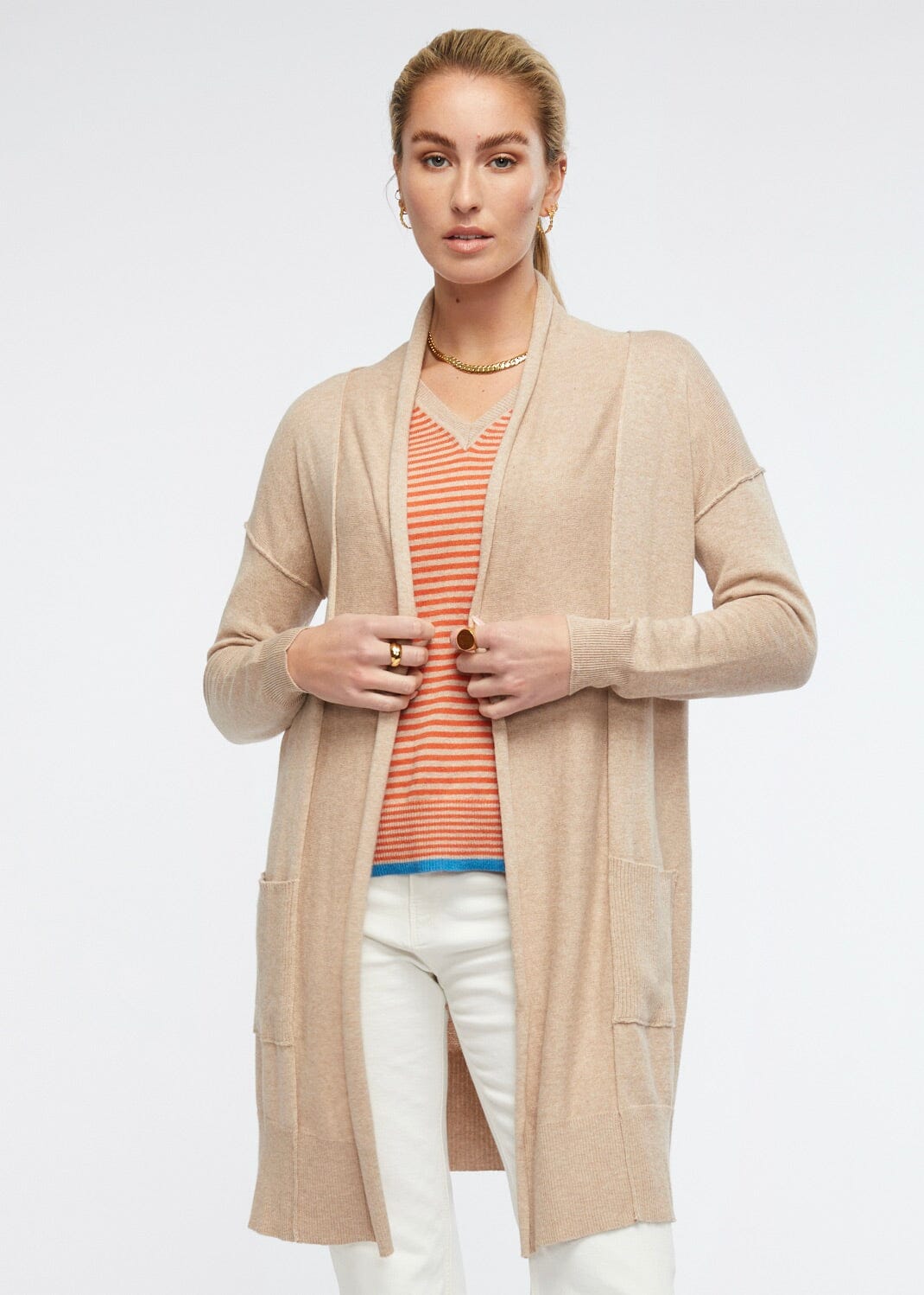 ZAKET &amp; PLOVER Essential Cardi - Oat CARDIGAN - Zabecca Living