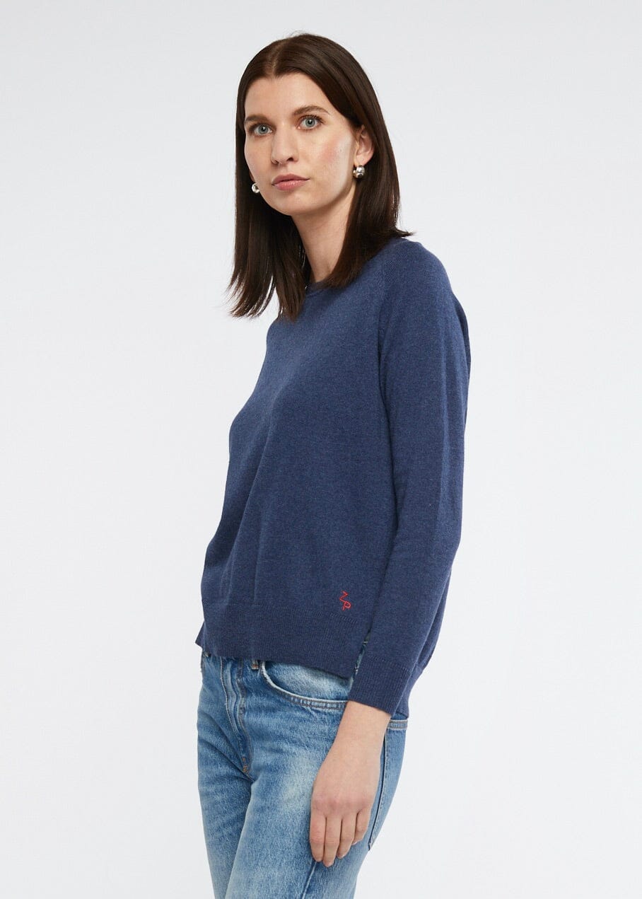 ZAKET &amp; PLOVER Essential Crew - Denim Jumpers + Knitwear - Zabecca Living
