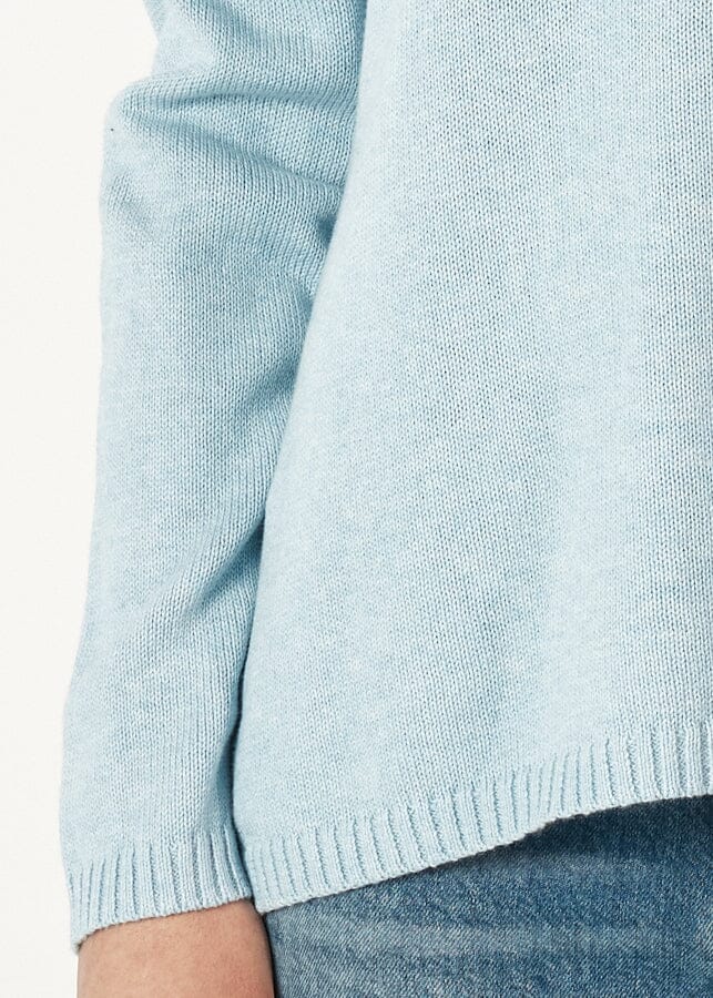 ZAKET &amp; PLOVER Essential Round Neck Jumper - Powder Jumpers + Knitwear - Zabecca Living