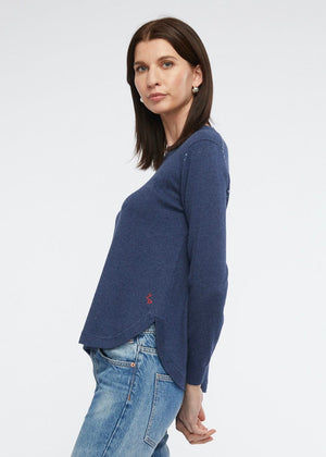 ZAKET & PLOVER Essential Shirt Bottom Knit - Denim Jumpers + Knitwear - Zabecca Living