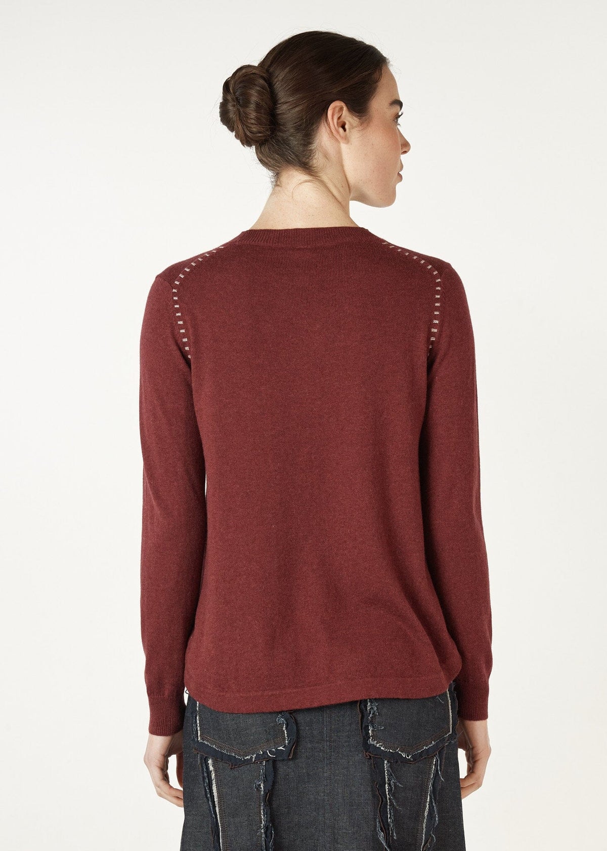 ZAKET &amp; PLOVER Essential Shirt Bottom Knit - Shiraz Jumpers + Knitwear - Zabecca Living