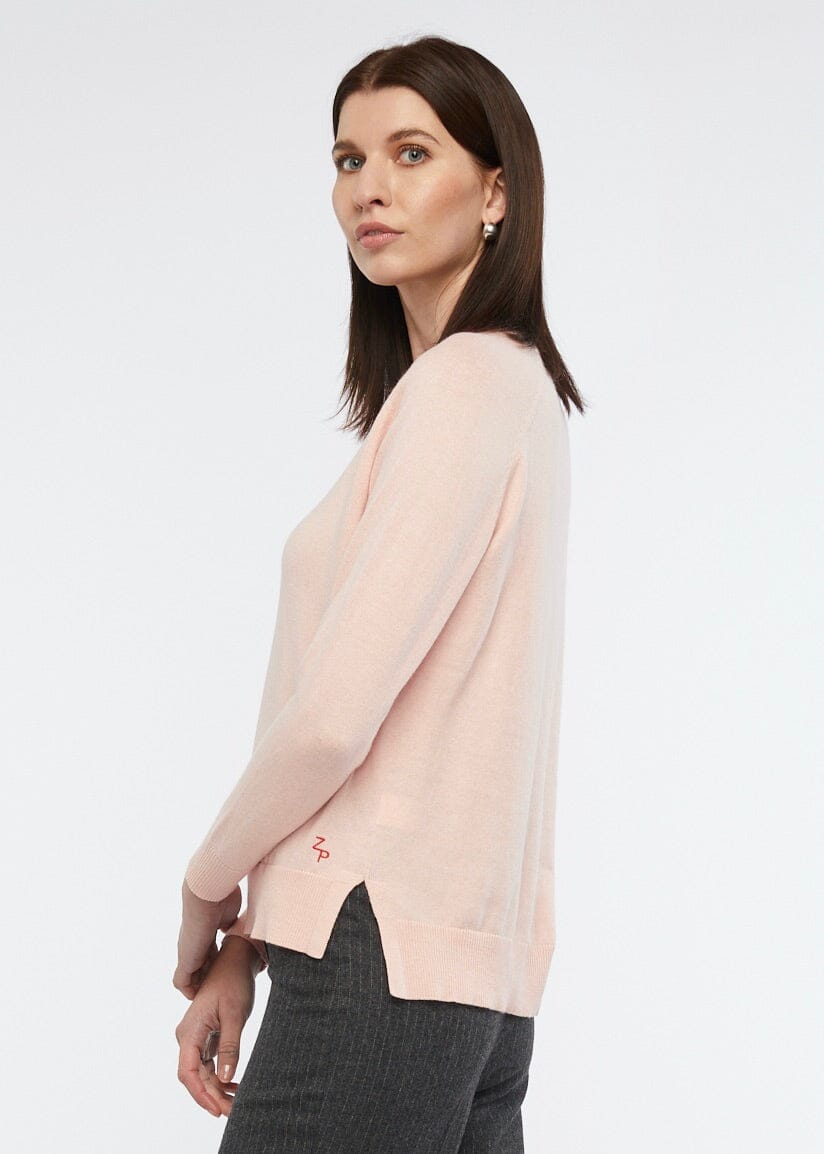 ZAKET &amp; PLOVER Essential V - Blossom Jumpers + Knitwear - Zabecca Living