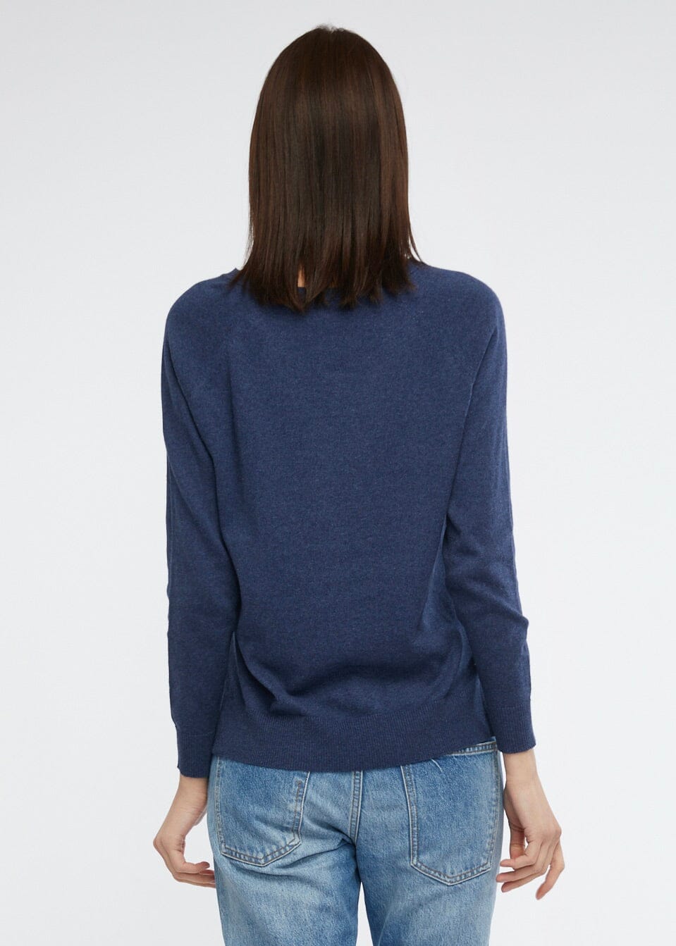 ZAKET & PLOVER Essential V - Denim Jumpers + Knitwear - Zabecca Living