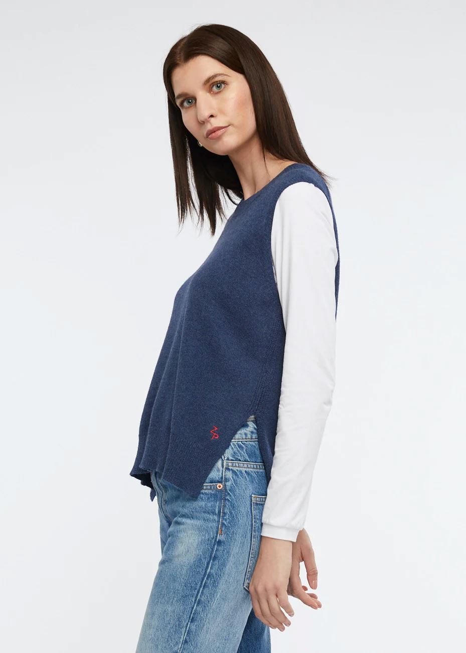 ZAKET & PLOVER Essential Vest - Denim vest - Zabecca Living