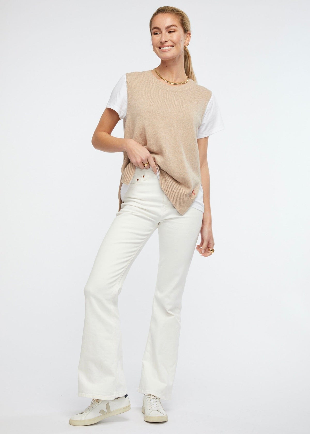 ZAKET &amp; PLOVER Essential Vest - Oat vest - Zabecca Living