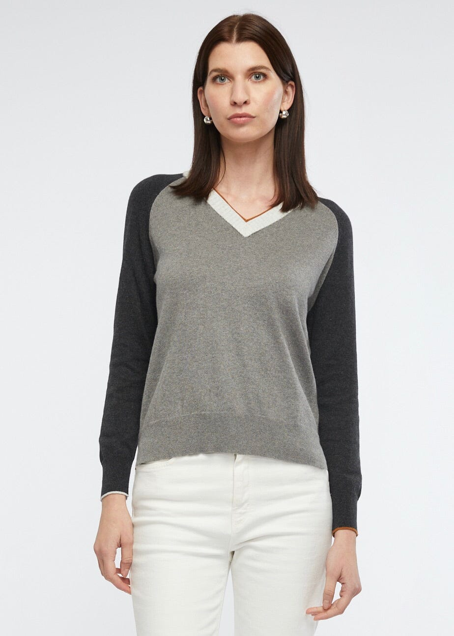ZAKET & PLOVER Fashioned V Neck - Cloud Jumpers + Knitwear - Zabecca Living