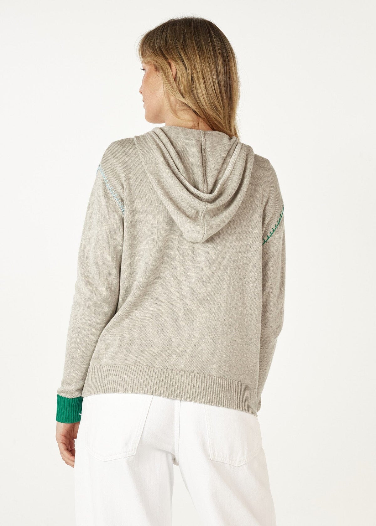 ZAKET &amp; PLOVER Handcraft Hoodie - Marl Jumpers + Knitwear - Zabecca Living