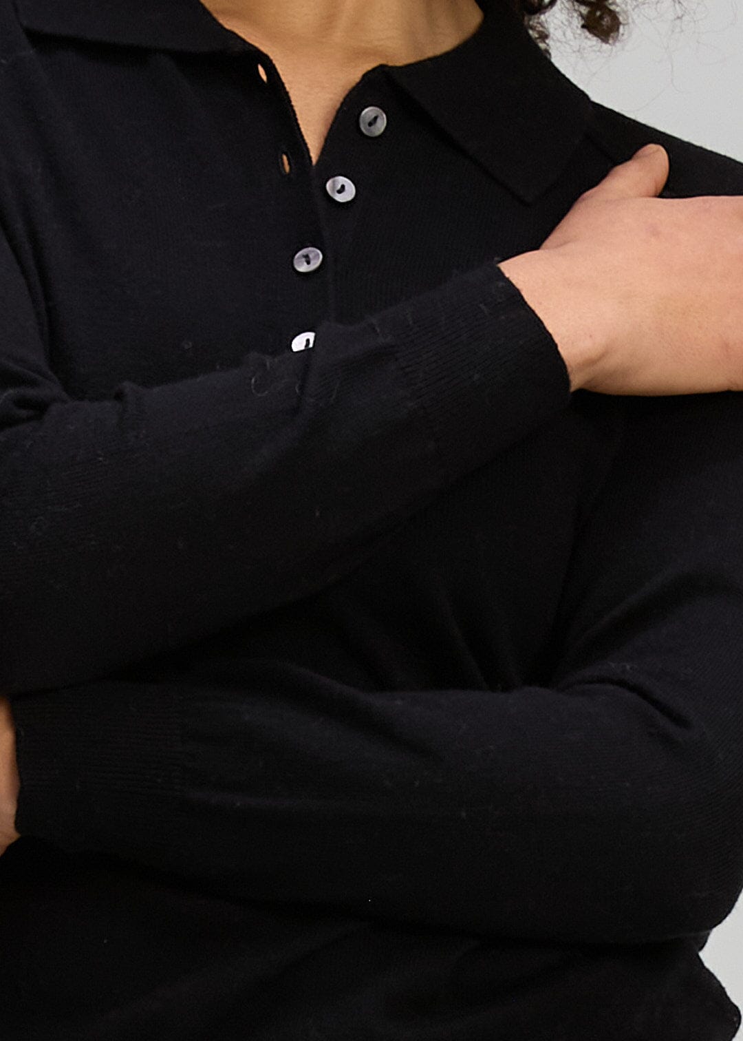 ZAKET &amp; PLOVER Henley Essential - Black Jumpers + Knitwear - Zabecca Living