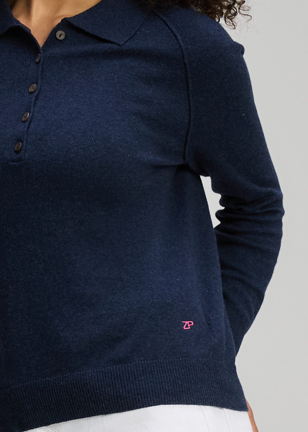 ZAKET &amp; PLOVER Henley Essential - Dark Denim Jumpers + Knitwear - Zabecca Living