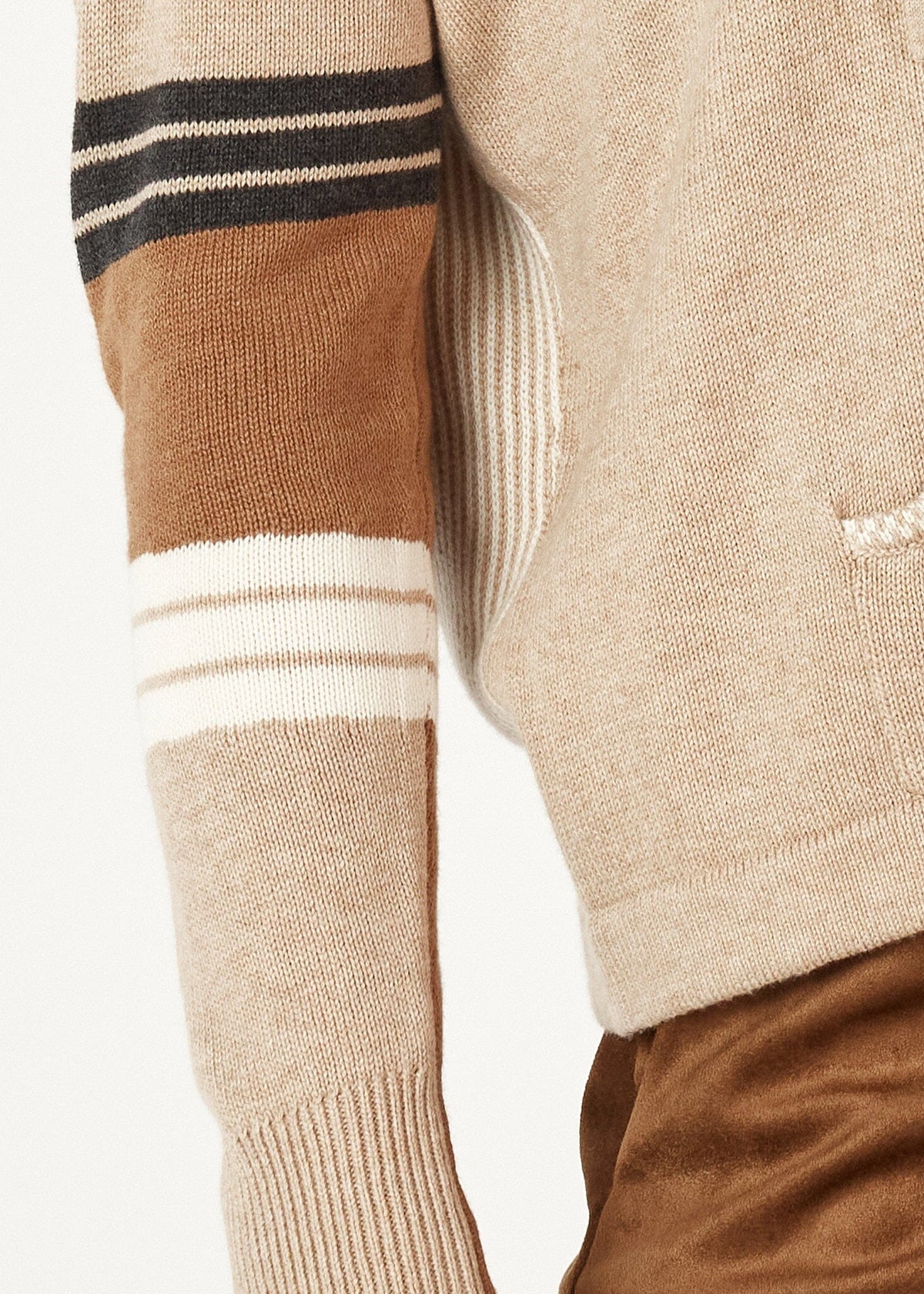 ZAKET &amp; PLOVER Multi Media Hoodie - Oat Jumpers + Knitwear - Zabecca Living