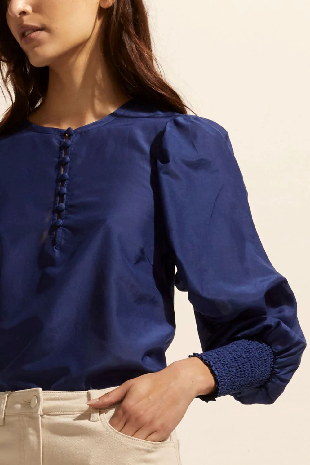 ZOE KRATZMANN Beam Top - Slate Shirts &amp; Blouses - Zabecca Living