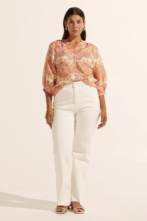 ZOE KRATZMANN Hanker Top - Sunset Mosaic Shirts & Blouses - Zabecca Living