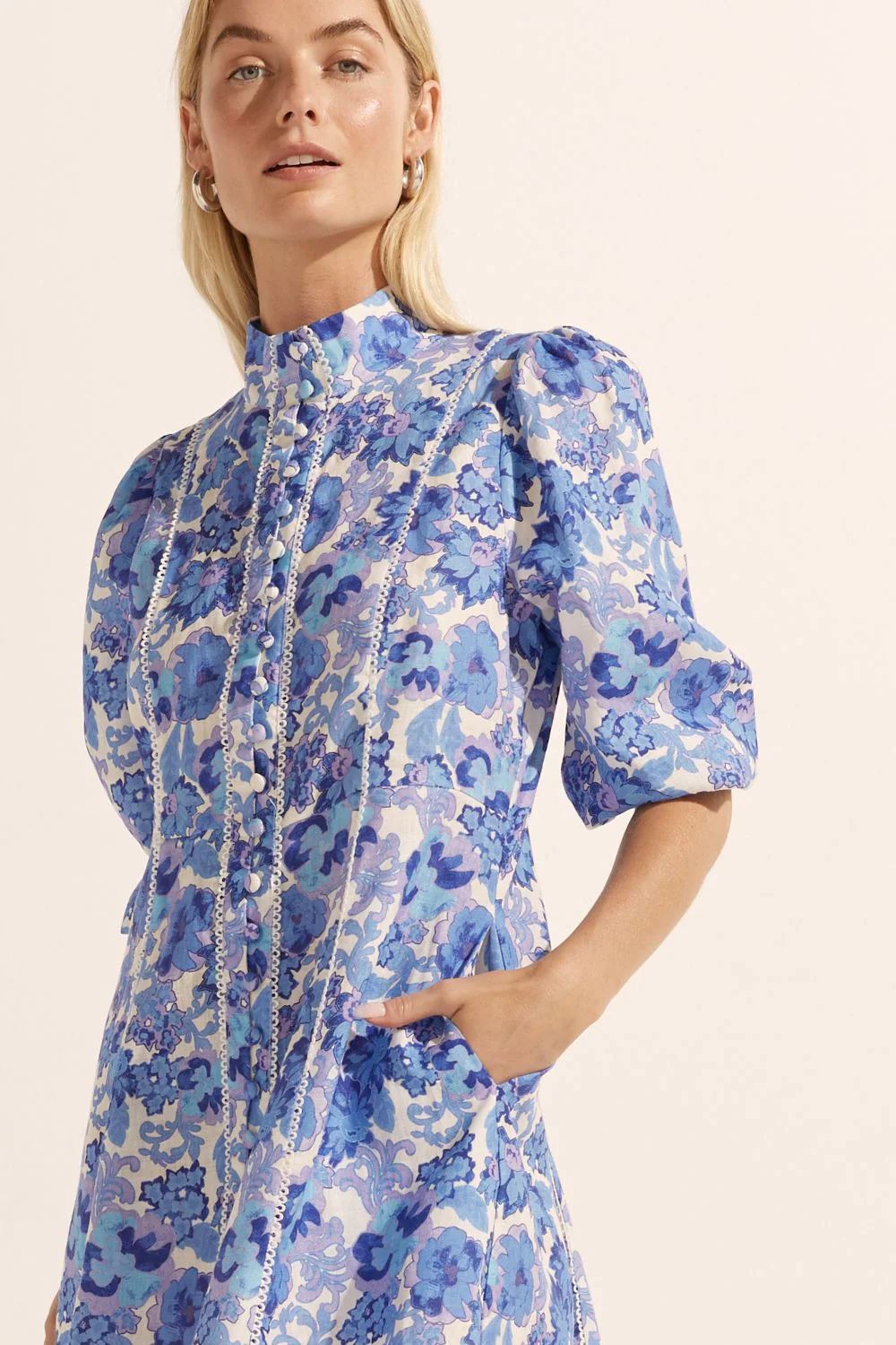 ZOE KRATZMANN Jargon Dress - Pacific Floral Dress - Zabecca Living