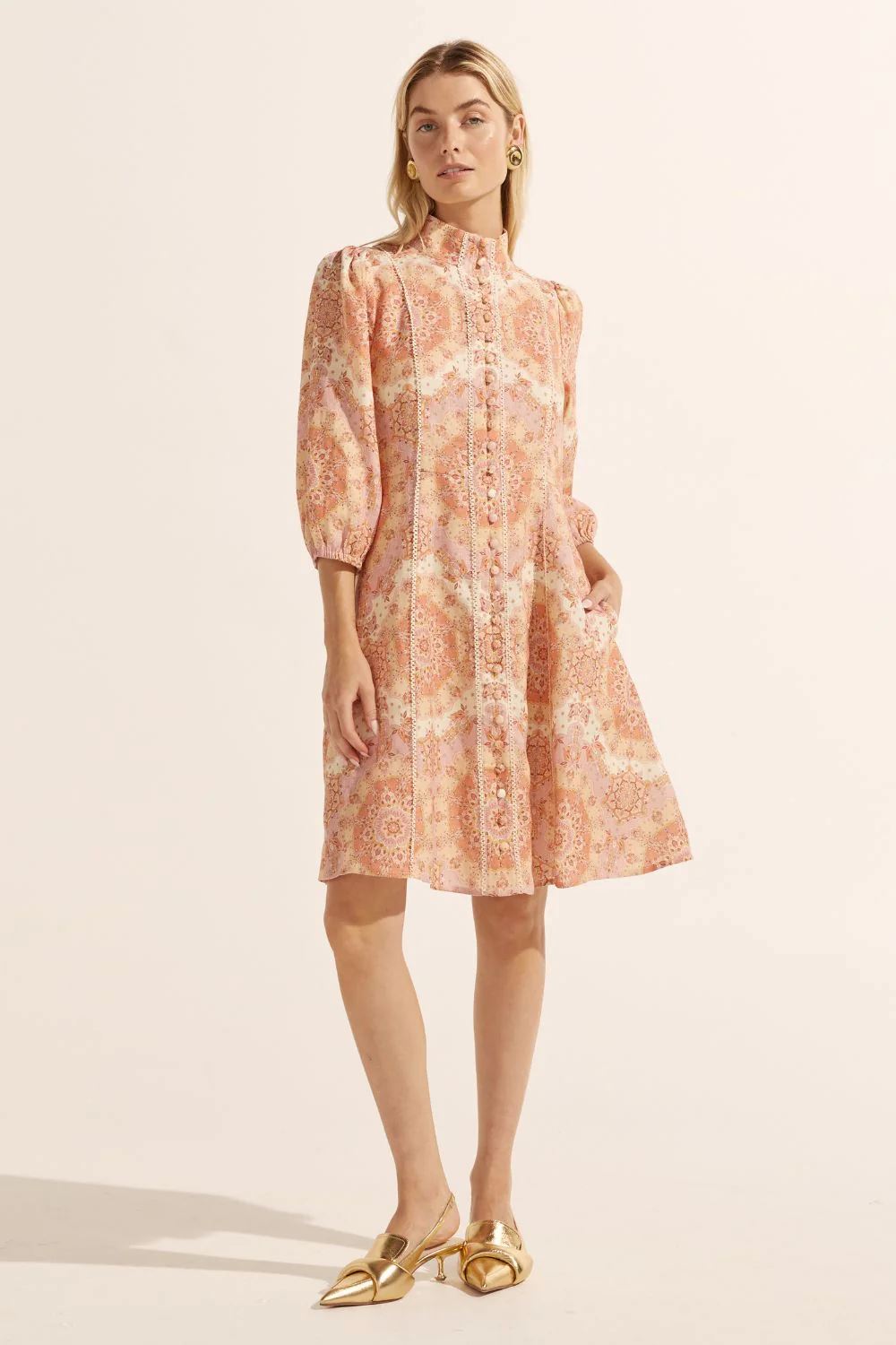 ZOE KRATZMANN Jargon Dress - Sunset Mosaic Dress - Zabecca Living