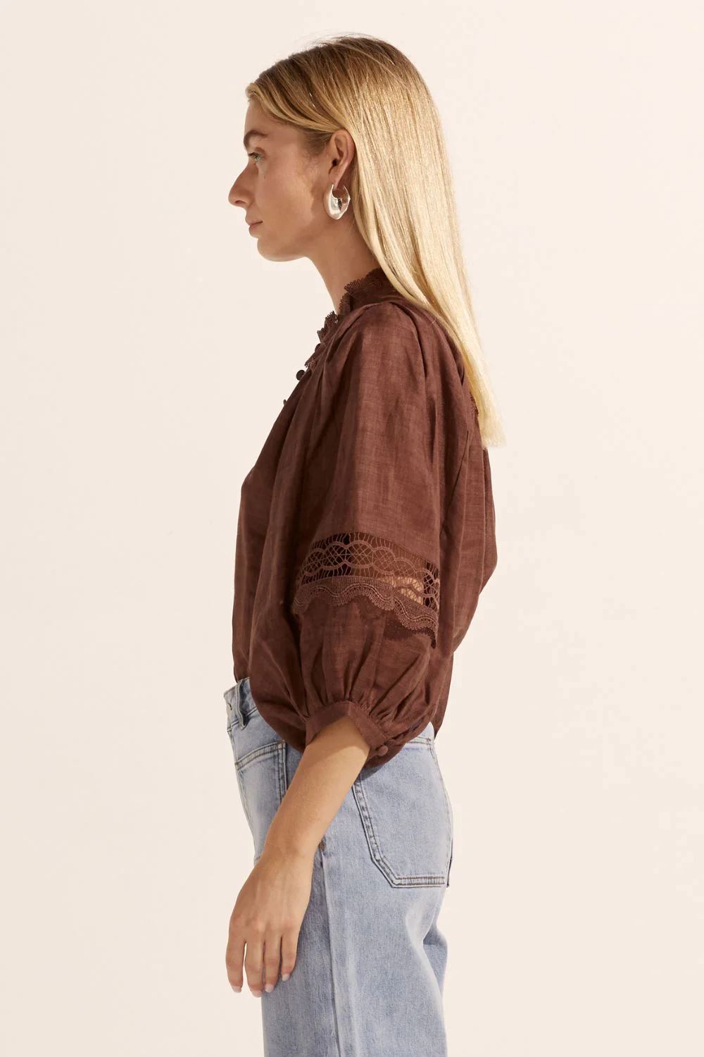 ZOE KRATZMANN Quell Top - Cacao Shirts &amp; Blouses - Zabecca Living
