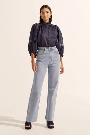 ZOE KRATZMANN Quell Top - Indigo Shirts & Blouses - Zabecca Living