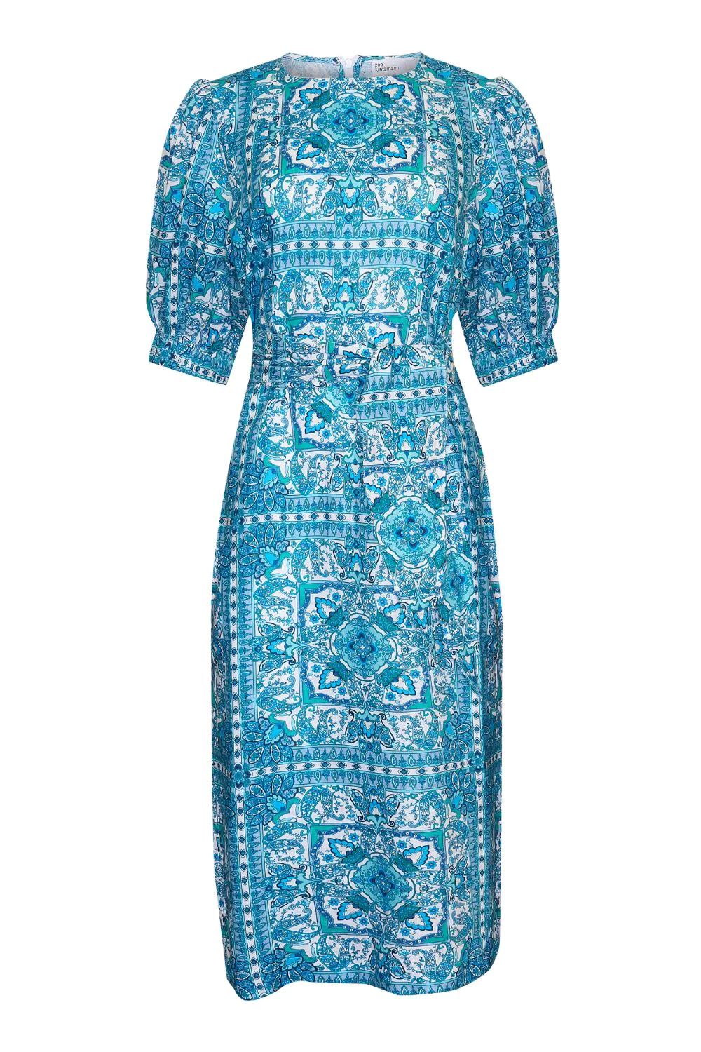 ZOE KRATZMANN Venture Dress - Sapphire Tile Dress - Zabecca Living