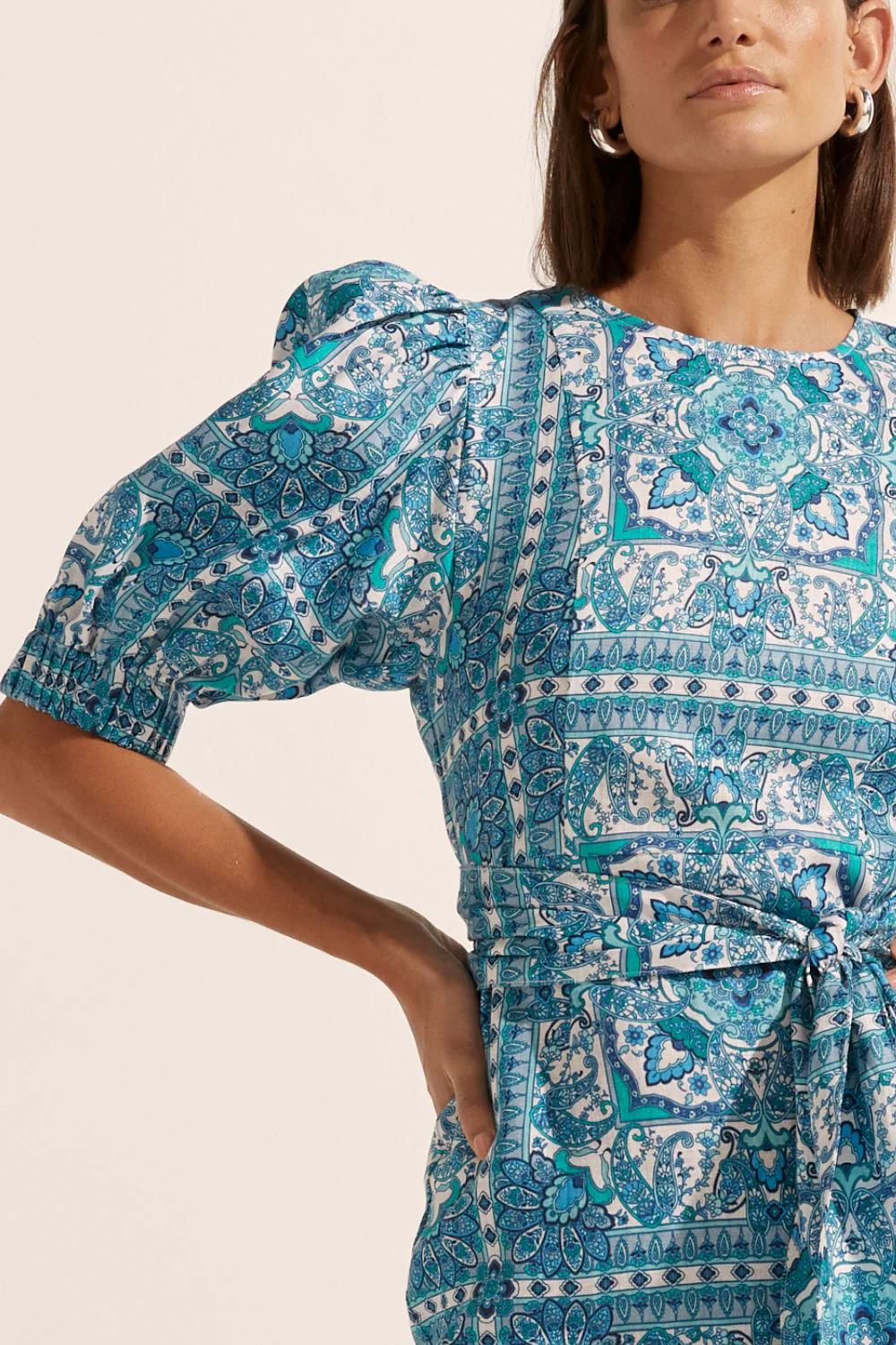 ZOE KRATZMANN Venture Dress - Sapphire Tile Dress - Zabecca Living