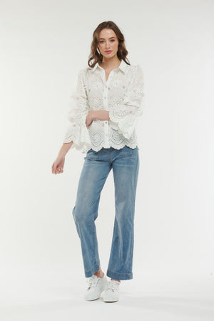 365 DAYS Hepburn Shirt - White Shirts & Blouses - Zabecca Living